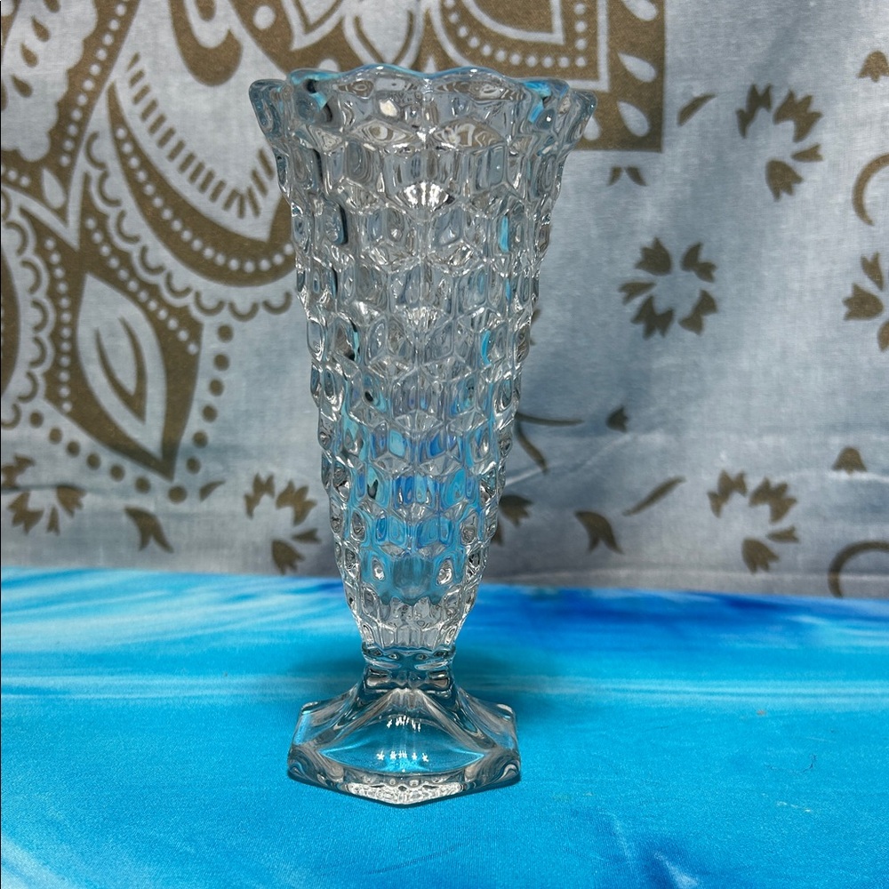 Antique Glass bud Vase